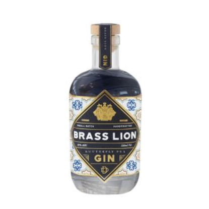 Picture of Brass Lion Butterfly Pea Gin
