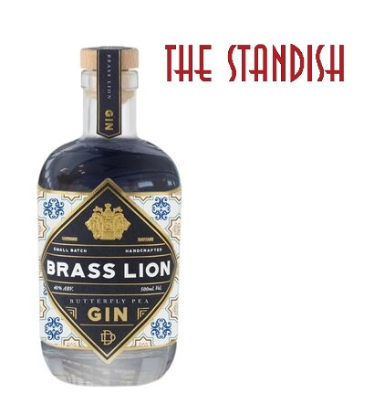 Picture of Brass Lion Butterfly Pea Gin
